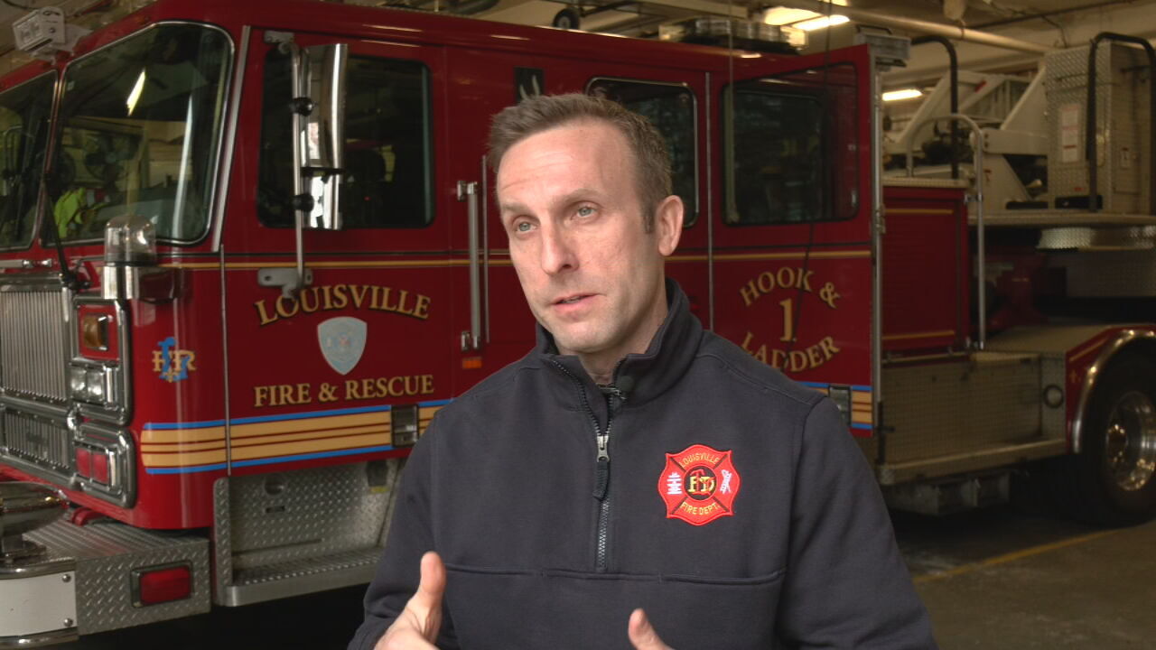 Major Bobby Cooper, battalion chief at Louisville Fire
